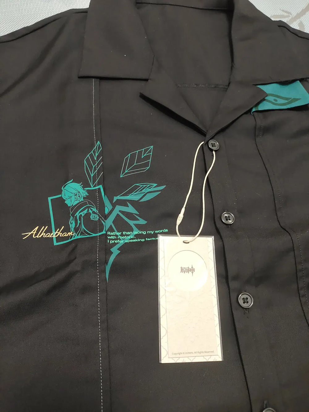 Genshin Impact Verdant Sands Series Short Sleeve Shirt – Alhaitham
