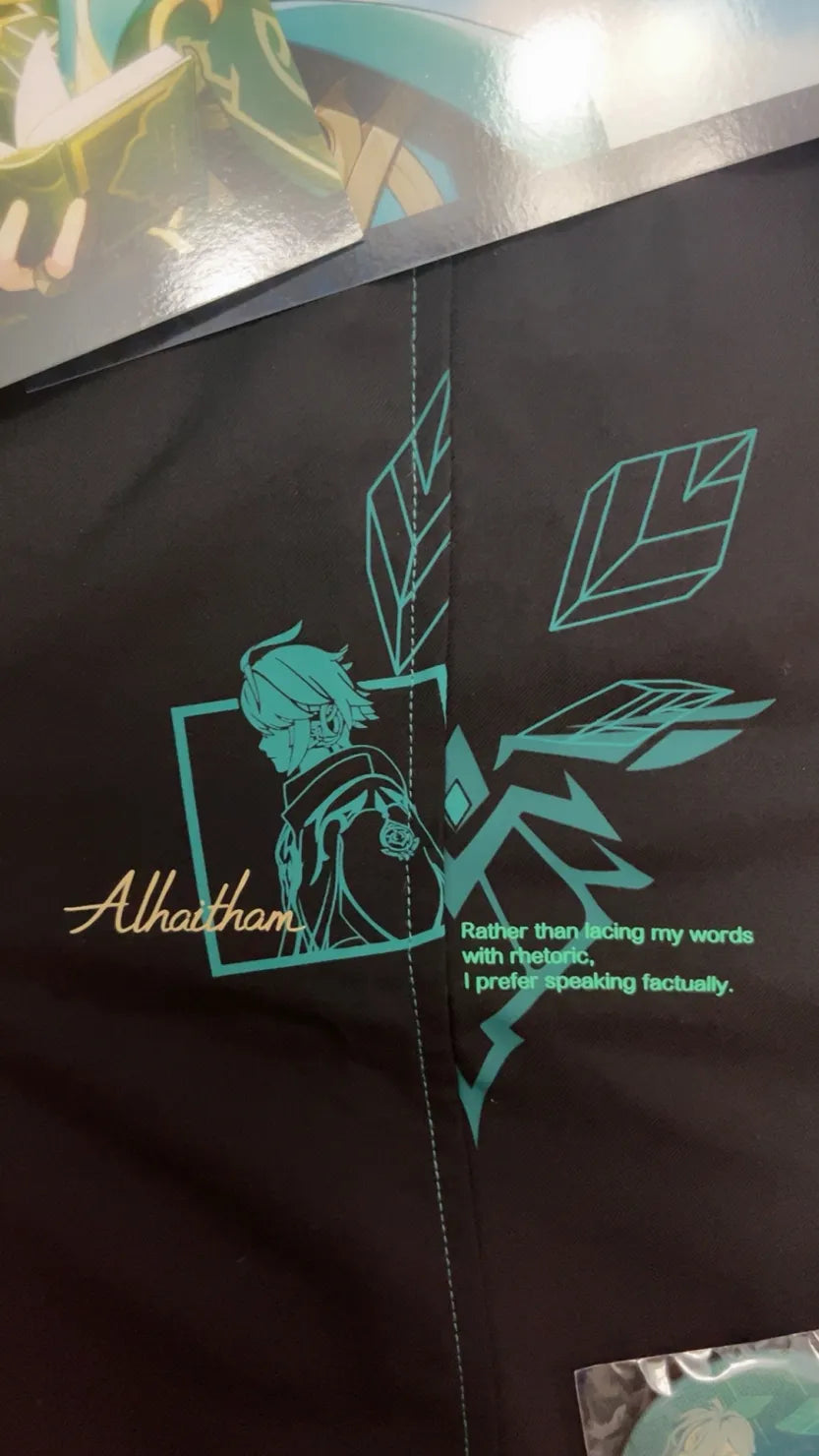 Genshin Impact Verdant Sands Series Short Sleeve Shirt – Alhaitham