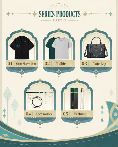 Genshin Impact tote bag metal accessories buckle zipper hardware detail