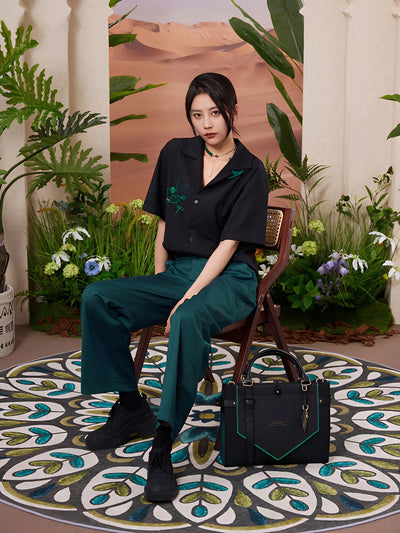 Alhaitham tote bag fashion scene genshin impact verdant sands series aesthetic display