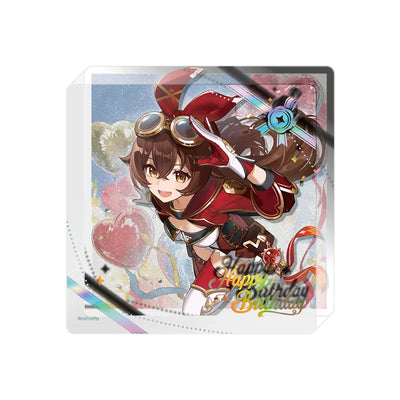 Genshin Impact Amber Day of Destiny Series Character Acrylic Coaster
