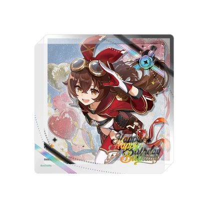 Genshin Impact Amber Day of Destiny Series Character Acrylic Coaster