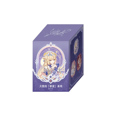 Full box of Genshin Impact An Angel's Duties Series Nicole badges