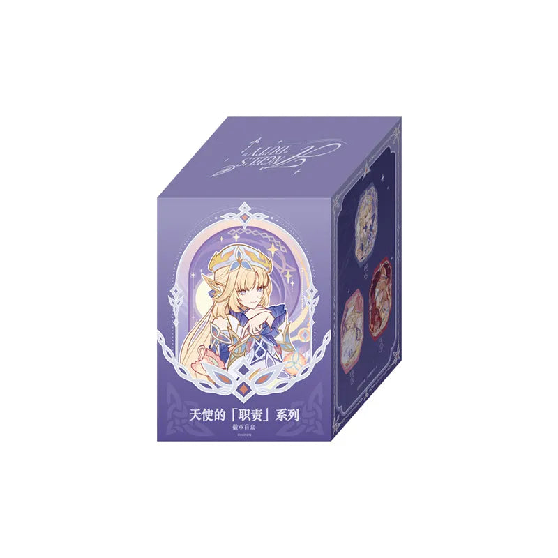 Full box of Genshin Impact An Angel's Duties Series Nicole badges
