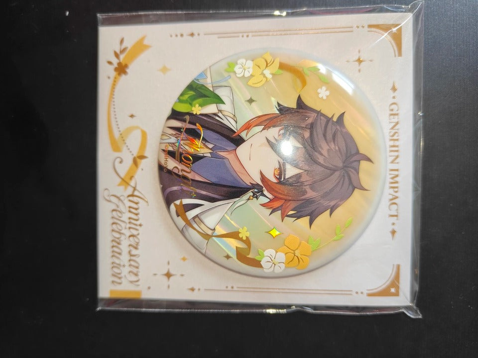 Pins de Personagens Genshin Impact Série Aniversário