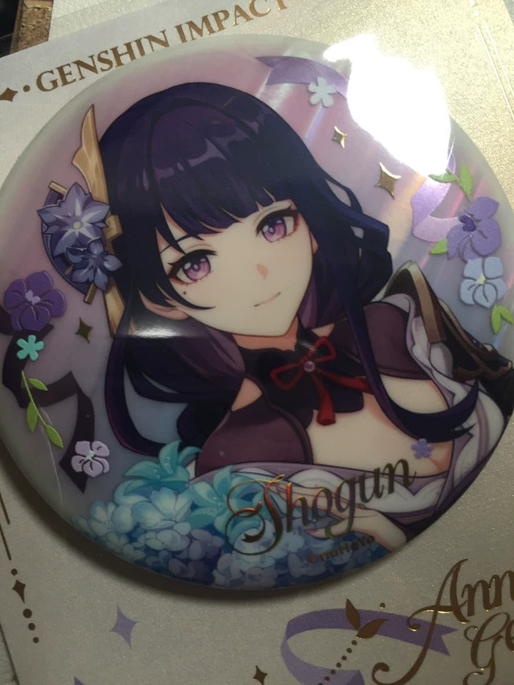 Pins de Personagens Genshin Impact Série Aniversário