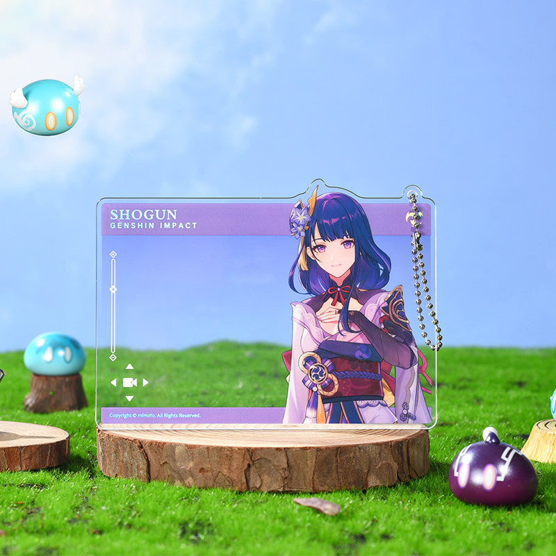 Genshin Impact anniversary acrylic card character design