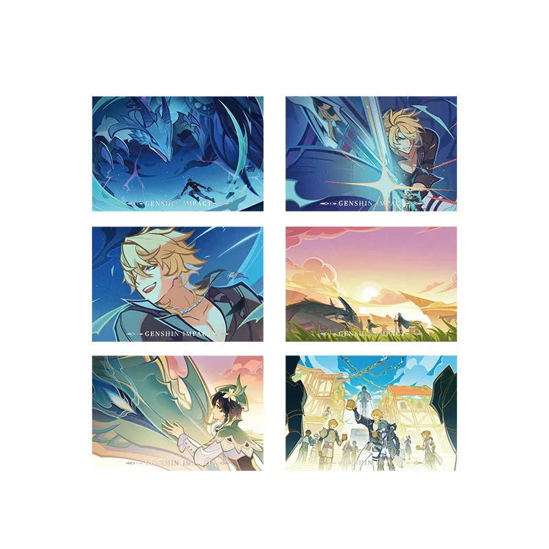 Genshin Impact Another Prologue Postcard Set B
