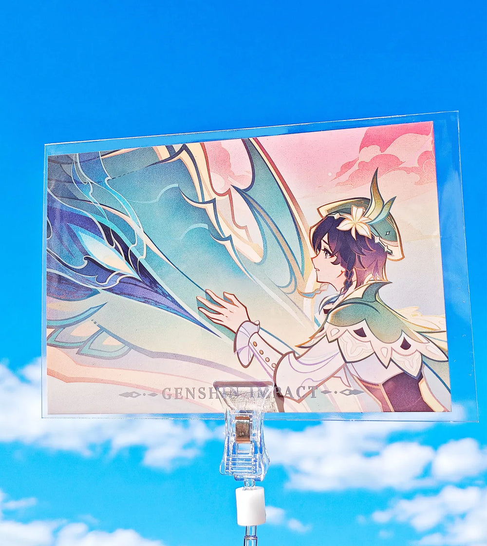 Genshin Impact Another Prologue Broches e Conjuntos de Postais