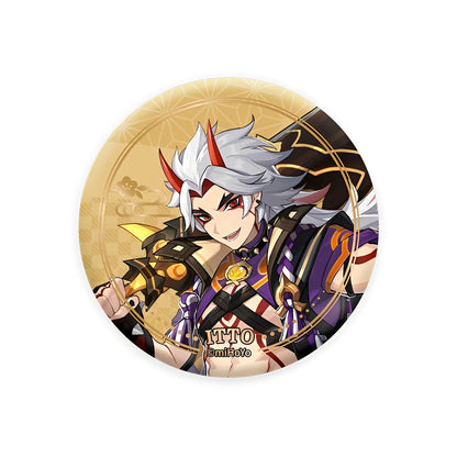 Genshin Impact Arataki Itto Inazuma character badge collectible anime pin