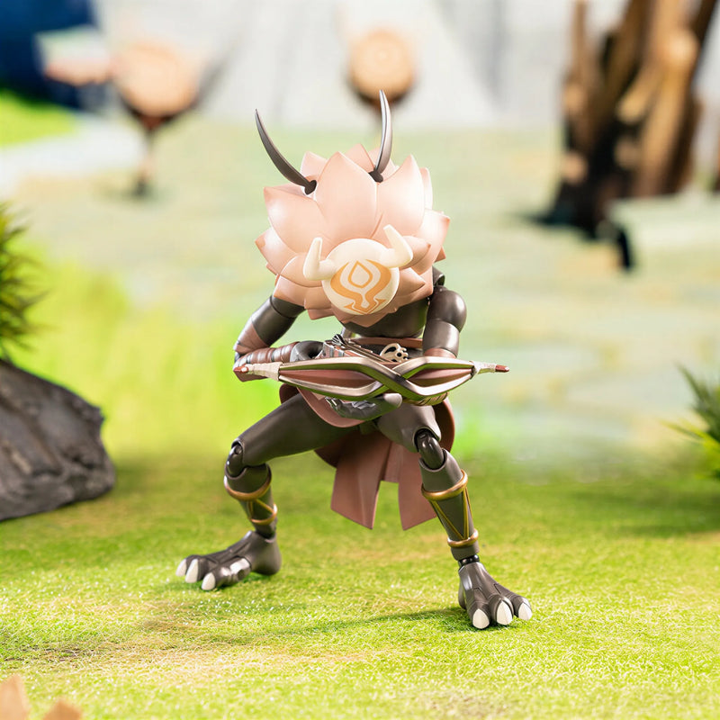 Genshin Impact ARCTECH Hilichurl articulated figure back view with display stand