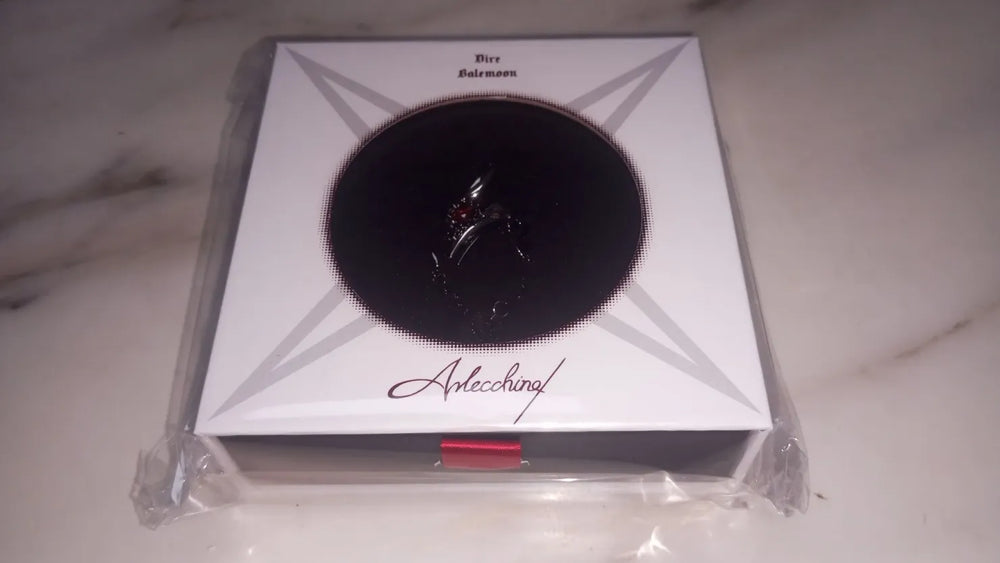 Genshin Impact Arlecchino Themed Impression Series Necklace & Ring Set