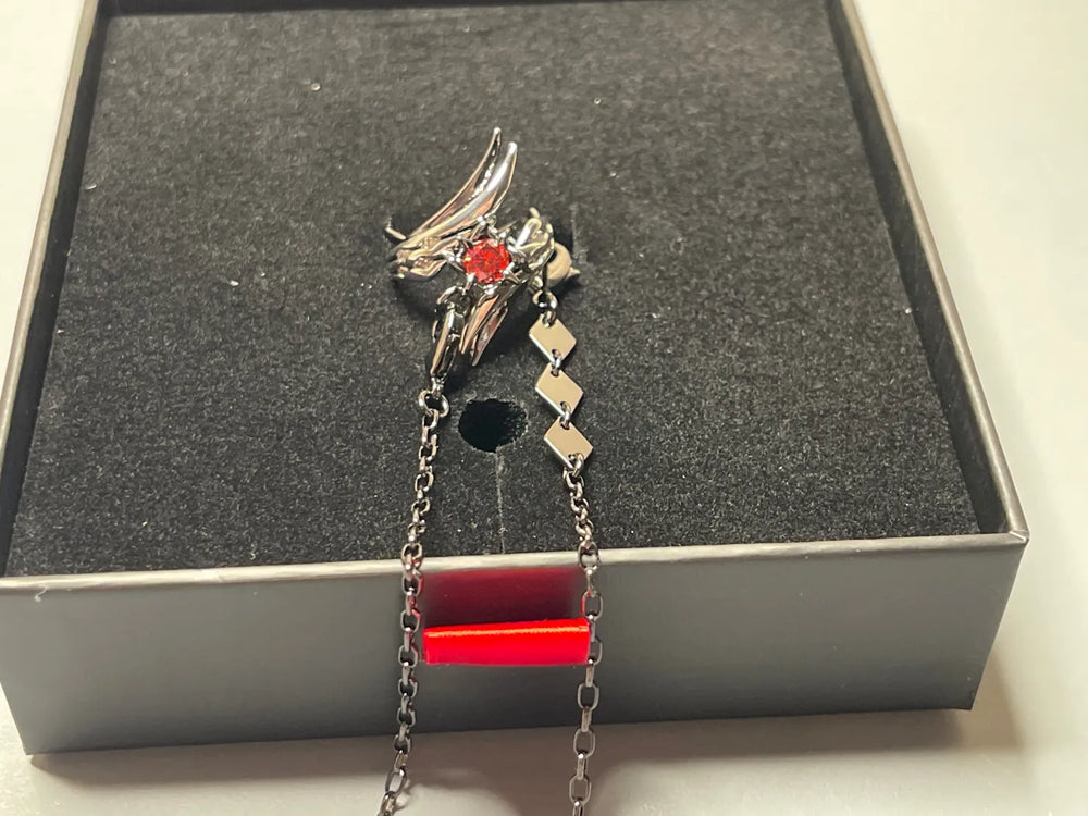 Genshin Impact Arlecchino Themed Impression Series Necklace & Ring Set