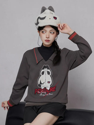 Genshin Impact Arlecchino plush beret side view