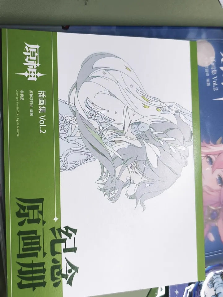 Genshin Impact Illustration Collection Vol.2 Art Book Set