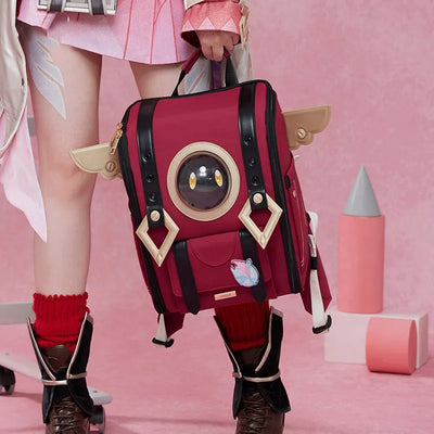 Augur of Wonders Series Linnea backpack with gold and black accents