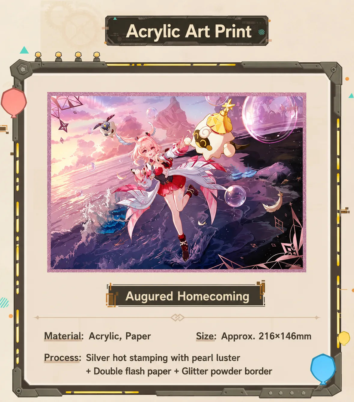 Augured Homecoming acrylic art print design and product details