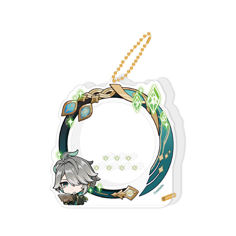 Genshin Impact Alhaitham avatar frame acrylic badge storage set character design