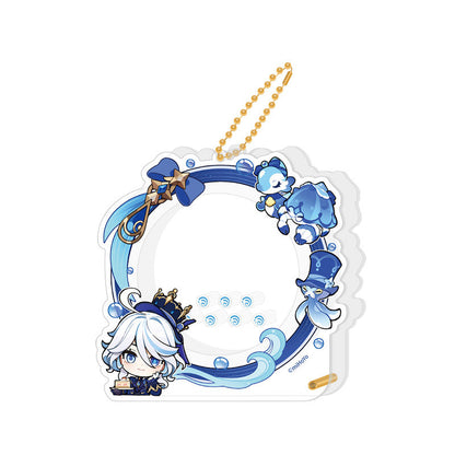 Genshin Impact Furina avatar frame acrylic badge storage set character design