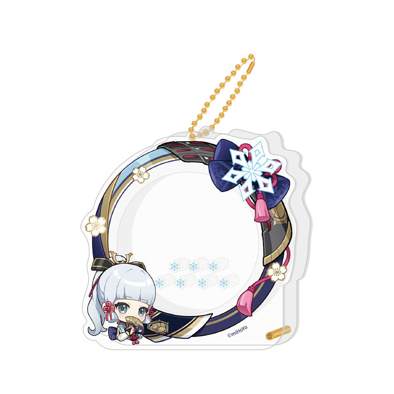 Genshin Impact Kamisato Ayaka avatar frame acrylic badge storage set character design