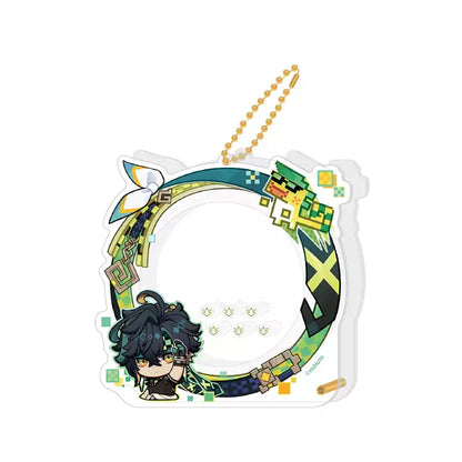Genshin Impact Kinich avatar frame acrylic badge storage set character design