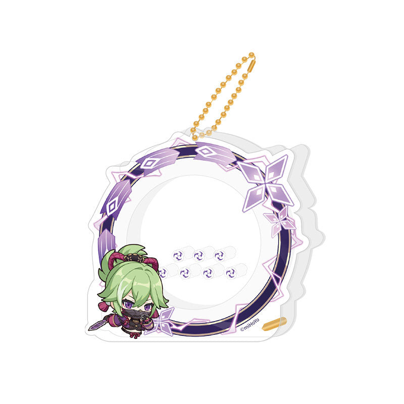 Genshin Impact Kuki Shinobu avatar frame acrylic badge storage set character design