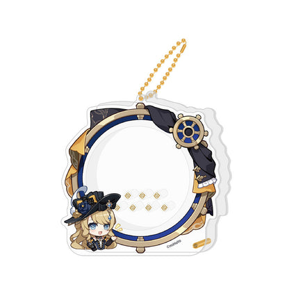 Genshin Impact Navia avatar frame acrylic badge storage set character design