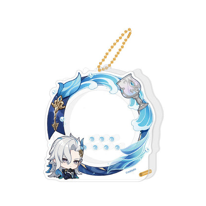 Genshin Impact Neuvillette avatar frame acrylic badge storage set character design