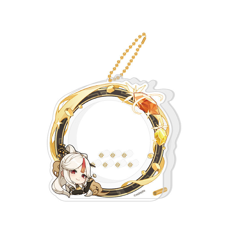 Genshin Impact Ningguang avatar frame acrylic badge storage set character design