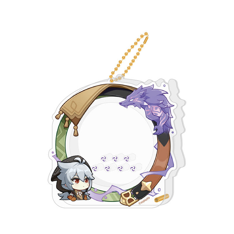 Genshin Impact Razor avatar frame acrylic badge storage set character design