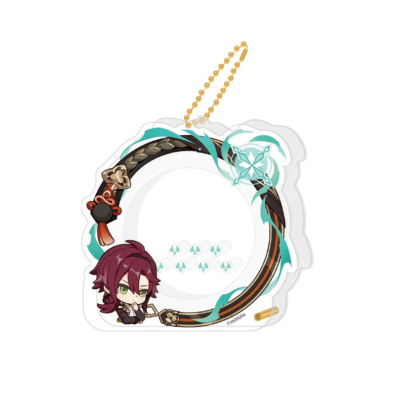 Genshin Impact Shikanoin Heizou avatar frame acrylic badge storage set character design