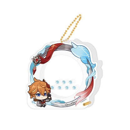 Genshin Impact Tartaglia avatar frame acrylic badge storage set character design