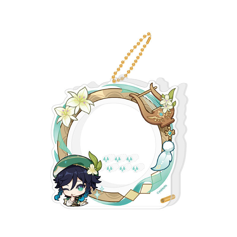 Genshin Impact Venti avatar frame acrylic badge storage set character design