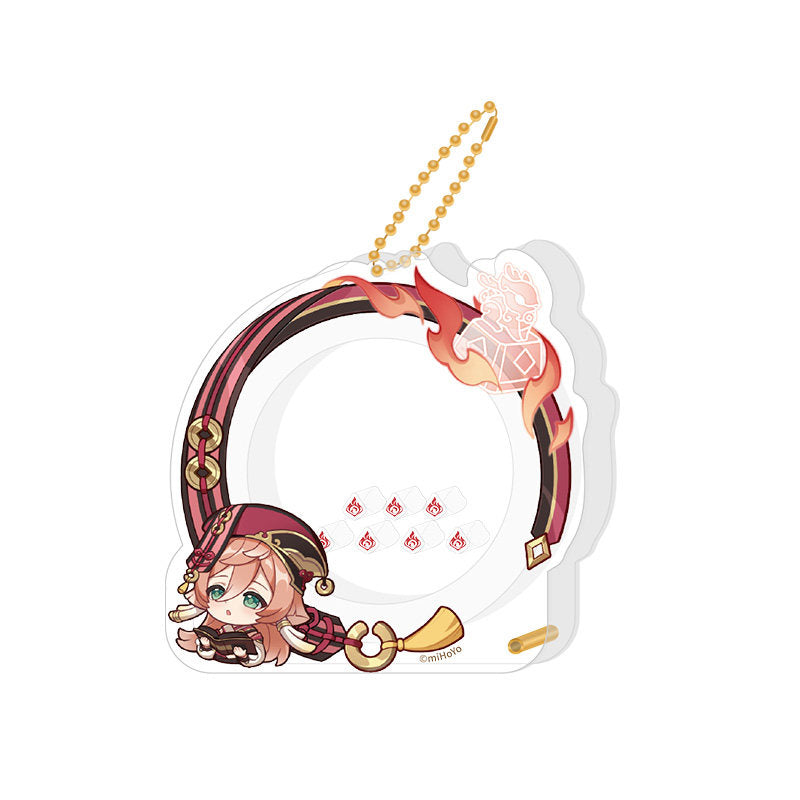 Genshin Impact Yanfei avatar frame acrylic badge storage set character design