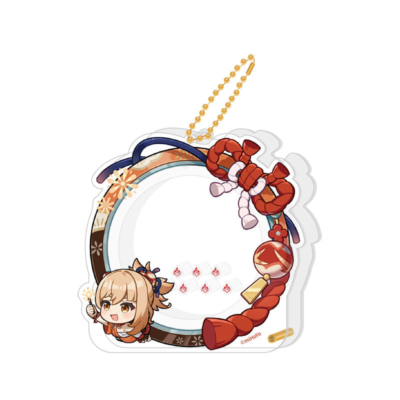 Genshin Impact Yoimiya avatar frame acrylic badge storage set character design