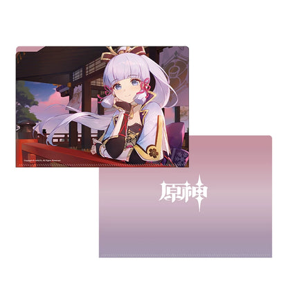 Genshin Impact Kamisato Ayaka clear file folder display view collectible merchandise