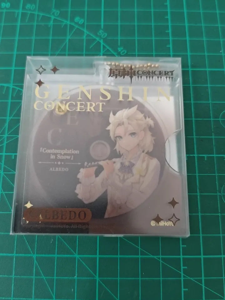 Genshin Impact Dusty Glory Series CD Style Acrylic Keychain