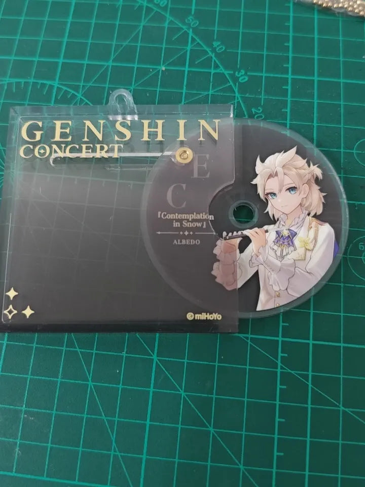 Genshin Impact Dusty Glory Series CD Style Acrylic Keychain