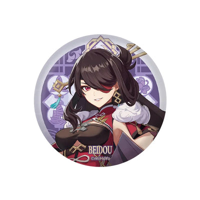 Genshin Impact Beidou Character Badge Liyue Harbor Series Collectible Pin
