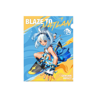 Genshin Impact Blaze to Natlan Series Mualani PP file folder featuring colorful Natlan artwork