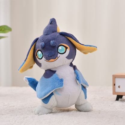 Genshin Impact Blaze to Natlan Series plush charms live display showcase with backpack styling