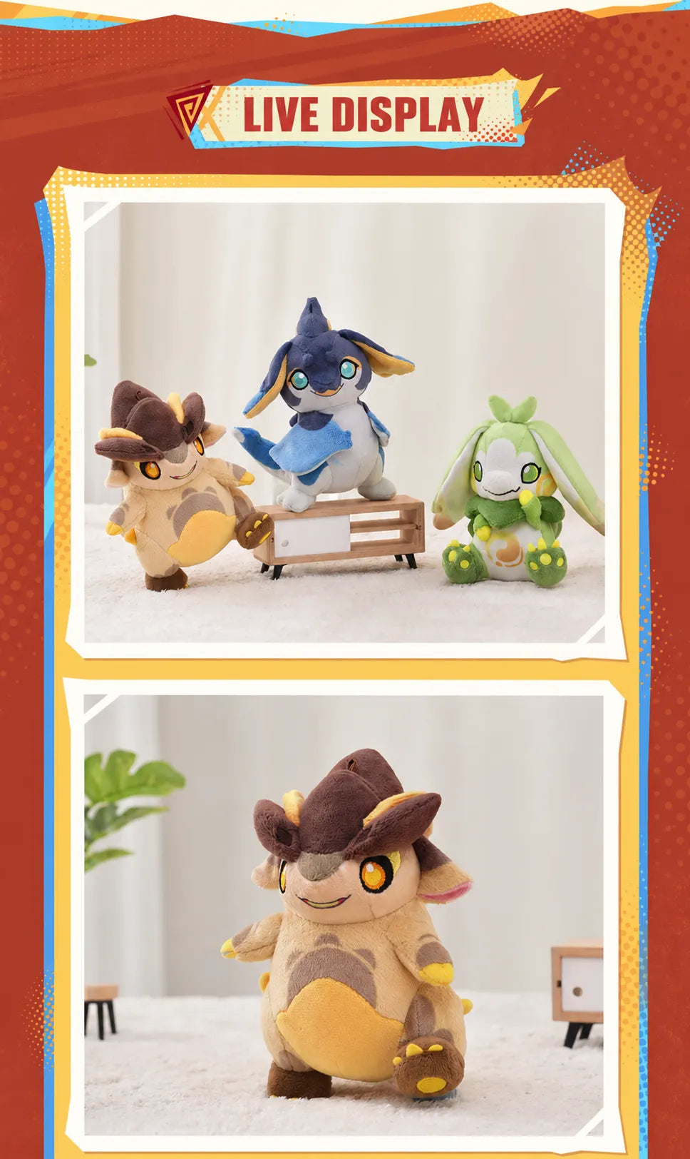 Genshin Impact Blaze to Natlan Series plush charms live display and usage showcase