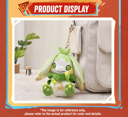 Genshin Impact Blaze to Natlan Series plush charm size and keychain structure detail showcase