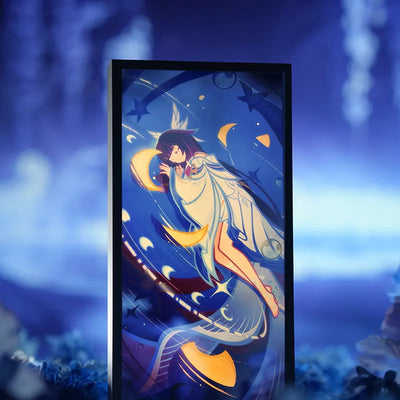 Genshin Impact Blessing of the Welkin Moon Series Acrylic Light Painting