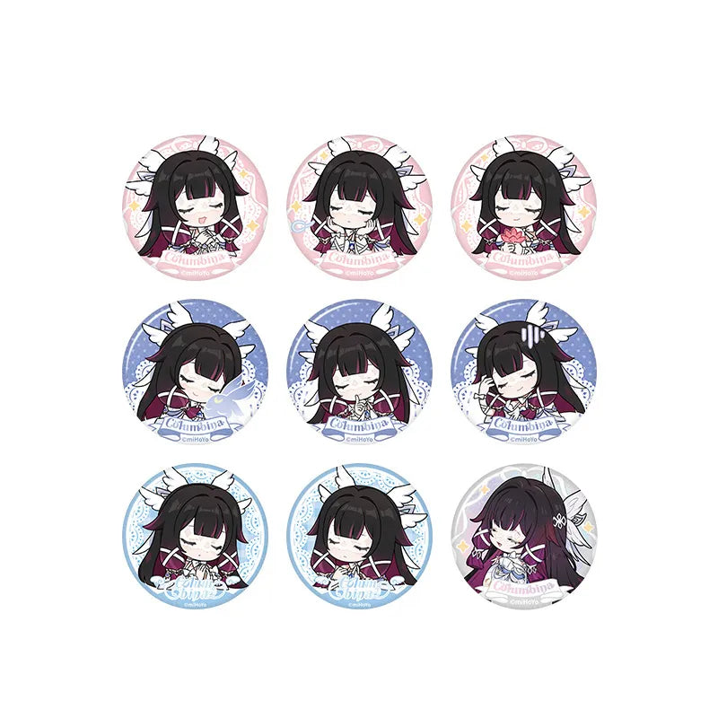 Columbina Badge Blind Box from the Genshin Impact Blessing of the Welkin Moon Series