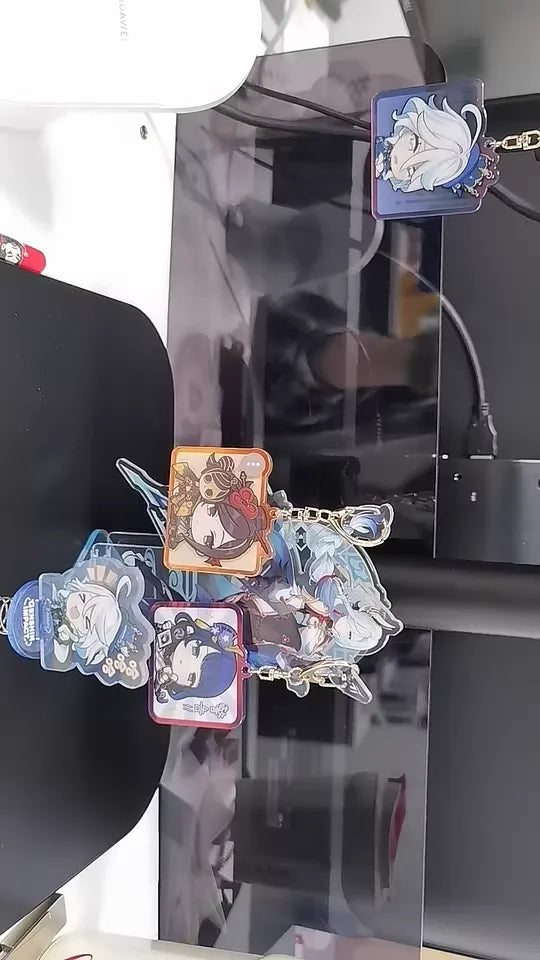 Genshin Impact Q Version Emoji Wackel-Standee – Fontaine Serie
