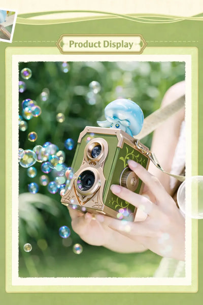 Genshin Impact bubble machine in use creating bubbles outdoors