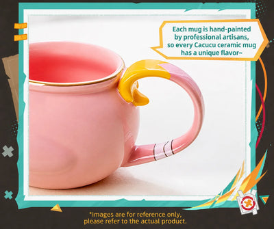 Craftsmanship details of the Genshin Impact Cacucu ceramic mug