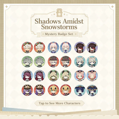 Genshin Impact Captured Moments series badge full character collection