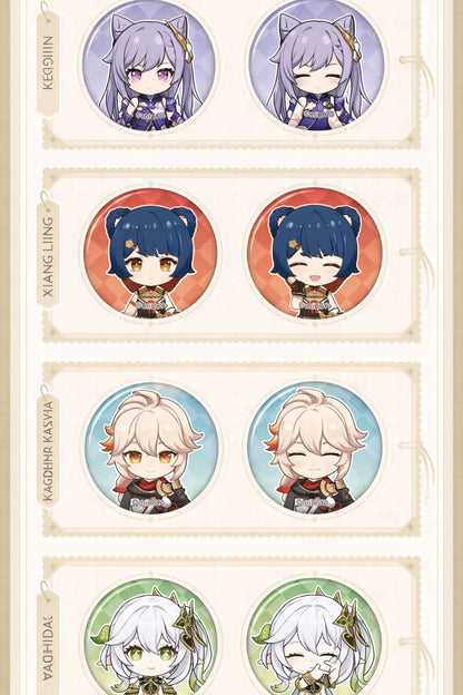 Captured Moments badge packaging presentation